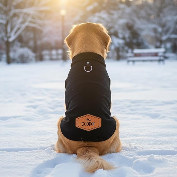 Personalized Fleece Dog Sweater - Image 8