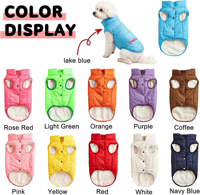 Personalized Dog Winter Coat - Image 4