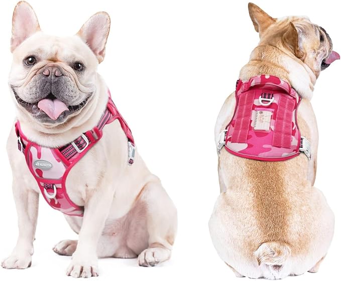 Auroth Tactical Dog Harness for Small Medium Large Dogs No Pull Adjustable Pet - Image 2