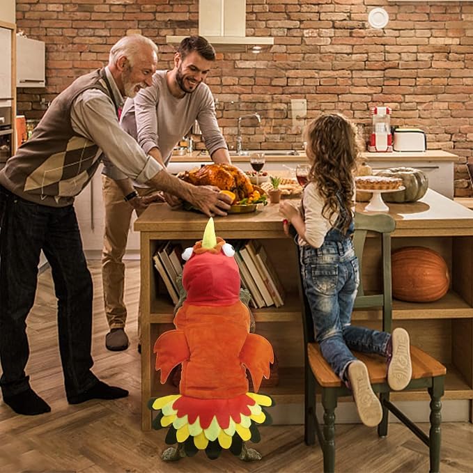 BWOGUE Turkey Dog Costume Thanksgiving Apparel Pet Costume - Image 6