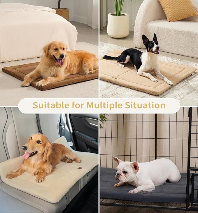 Made4Pets Dog Crate Pad Bed for Large Dogs, Washable & Reversible, Anti-Slip - Image 4