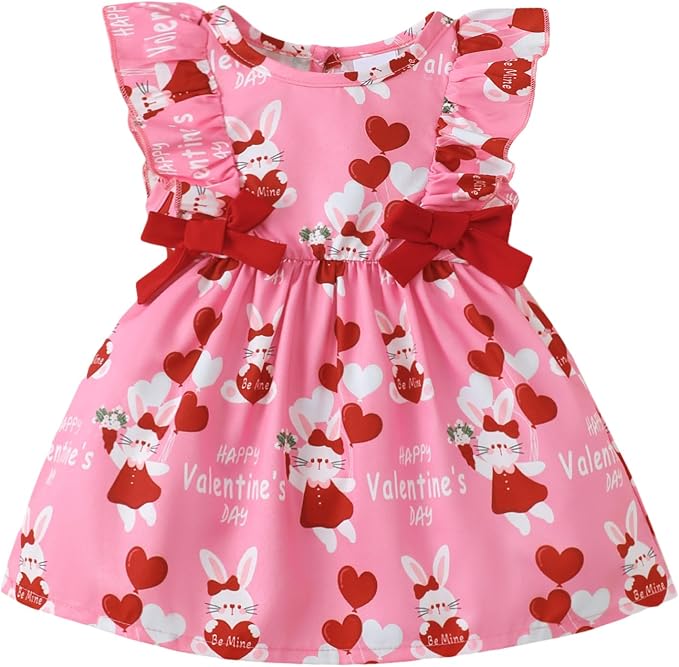 Mioglrie Baby Girl Dress Summer Girl Clothes Infant Outfits Newborn Ruffle by Mioglrie