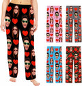 Custom Pajama Pants Women Personalized Face Pajamas Bottom Couple Pajama Pants by MYESCUSTOM