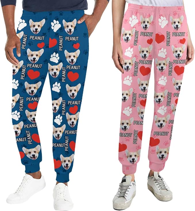 Custom Sweatpants for Men Women Personalised Joggers Pants by Artsadd