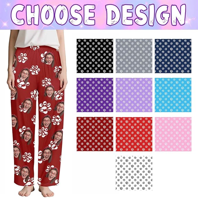 Custom Couple Pajama Pants Sock - Image 2