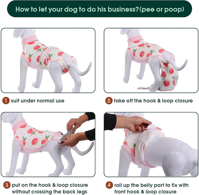 Kuoser Recovery Suit for Dogs Cats After Surgery, Professional Pet Recovery - Image 4