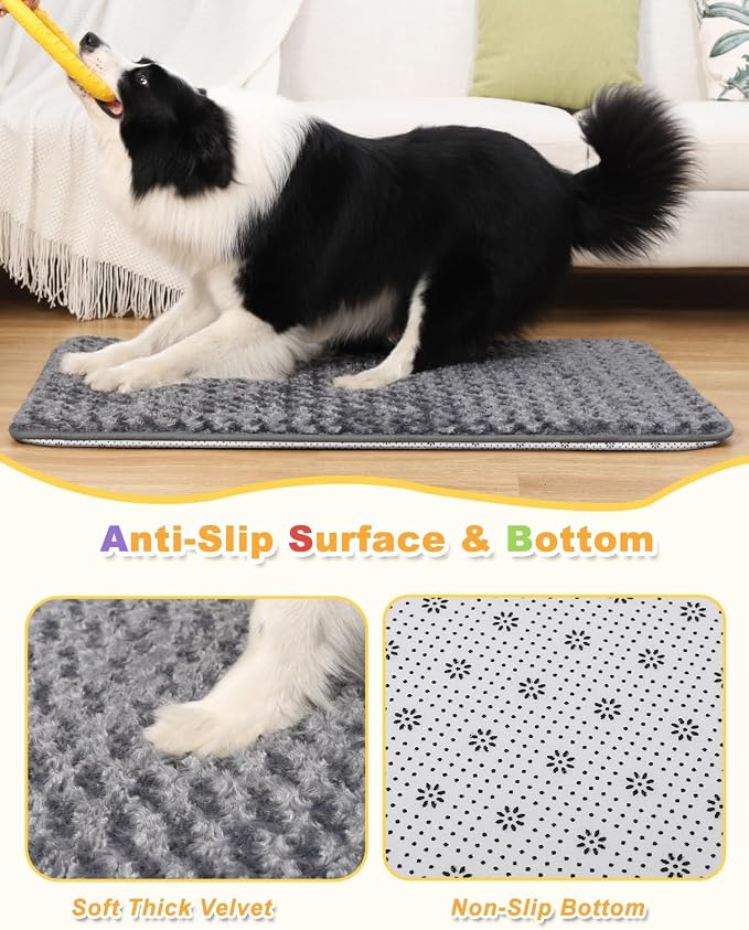 Small Dog Bed for Crate High Resilience Foam Crate Pad Mat for Medium Dogs - Image 3