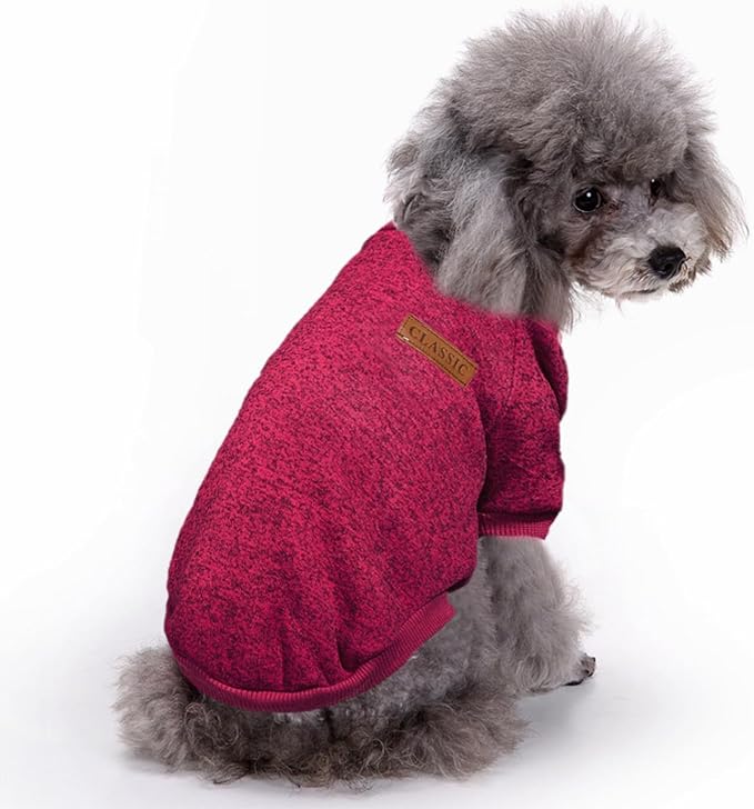 Jecikelon Dog Clothes Dogs Sweater Soft Puppies Clothing Winter Puppy Sweaters by Jecikelon
