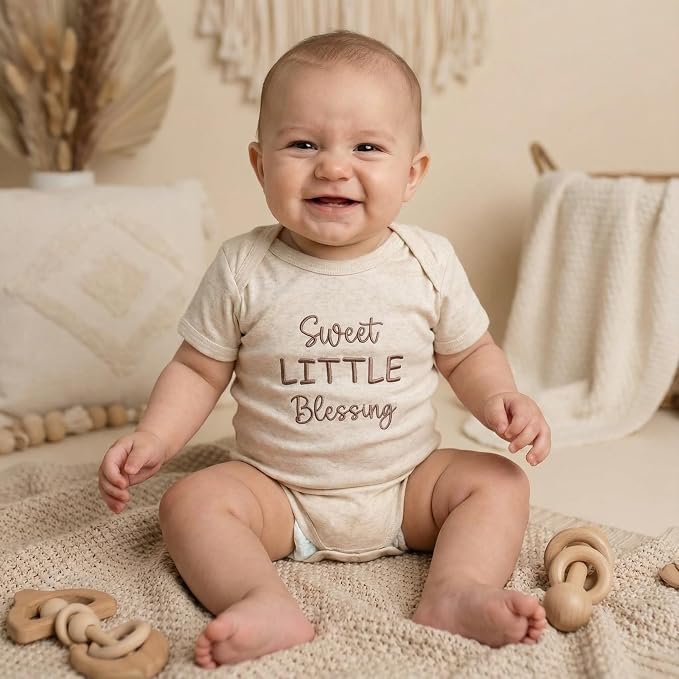COUPLEHOODIES Personalized Baby Onesie Bodysuit – Custom Embroidery Gift - Image 3