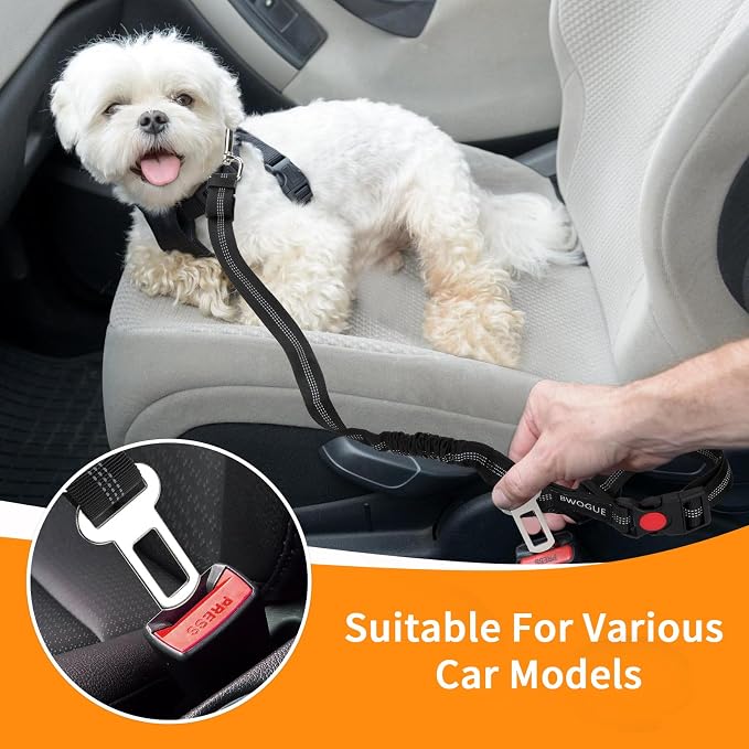 BWOGUE 2 Piece Dog Seat Belt for Car - Image 5