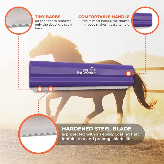 EquiGroomer Deshedding Brush, 8-Inch - Image 4