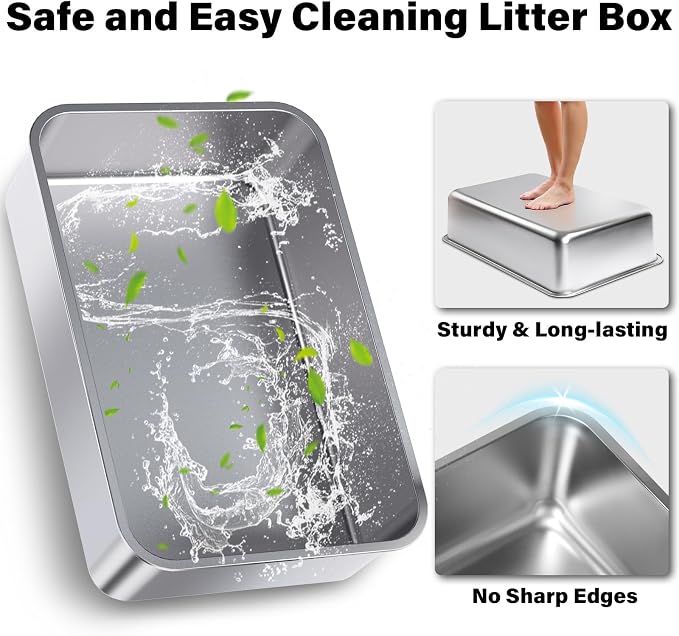 Stainless Steel Litter Box - Image 5