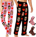 MyPupSocks Custom Pajama Pants for Pet Lover, Personalized Photo Face Printed by MyPupSocks