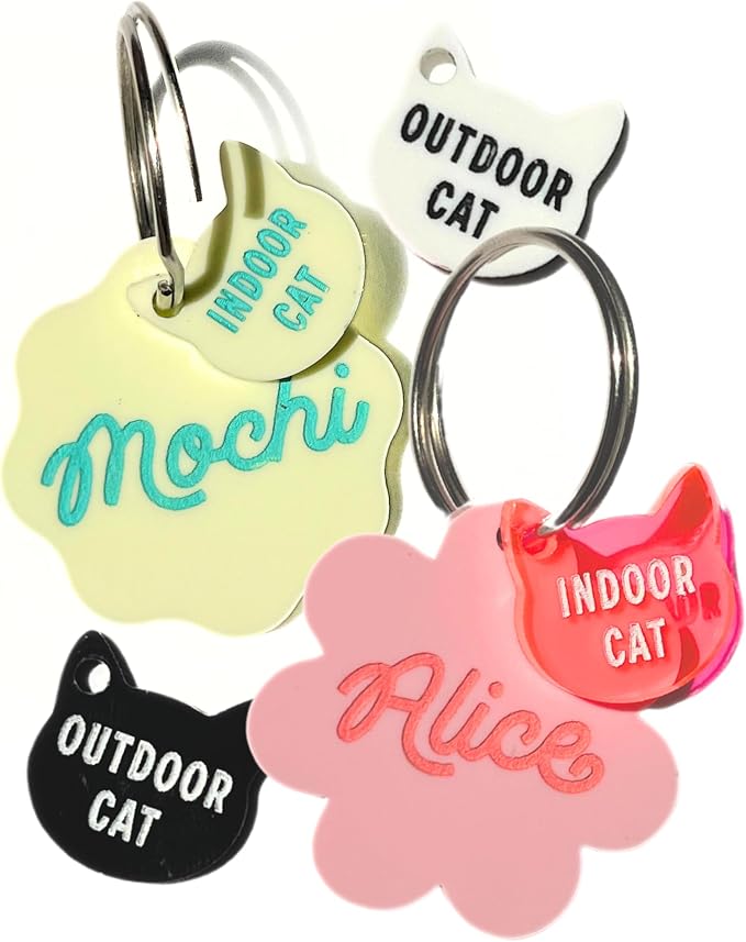 Personalized Pet ID Name Tag Charm – Custom Engraved Contact Information – - Image 7