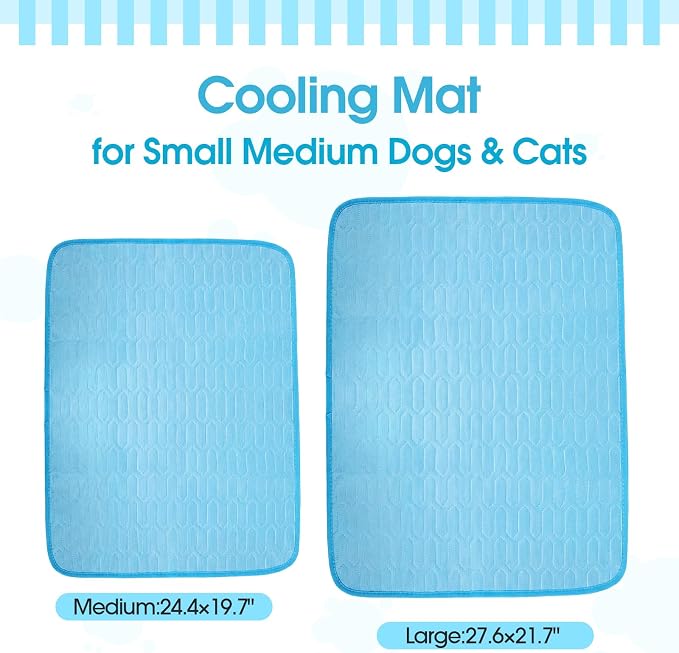 IDOMIK Dog Cooling Mat for Large Medium Small Dogs, Self Cooling Pet Mat - Image 3