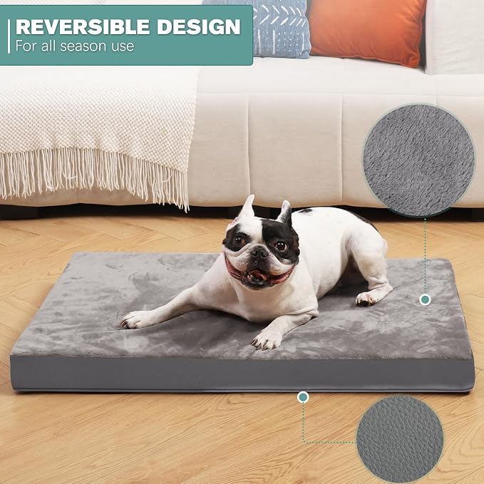Waterproof Dog Bed Medium Size Dog, Orthopedic Washable Crate Pad 30 inch - Image 9