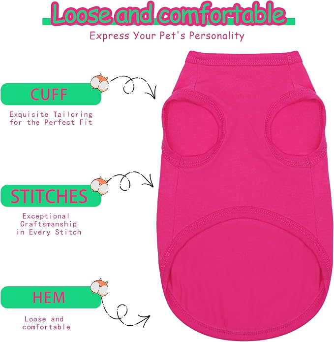 Premium Pet Clothes: Sleeveless Tank Top Dog Shirt - Image 4