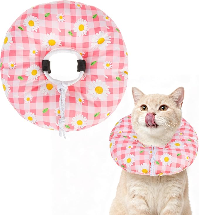 BEAUTYZOO Cat Cone Collar Soft, Cat Donut Recovery Collar after Surgery to Stop by BEAUTYZOO