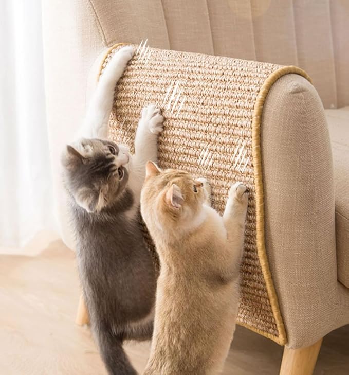 Plus Size Cat Scratching Mat Pastable Natural Sisal Grinding Claws Mat and - Image 7
