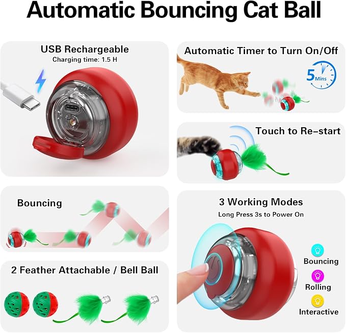 Interactive Cat Toy Playset, Hide and Seek Toy - Image 4