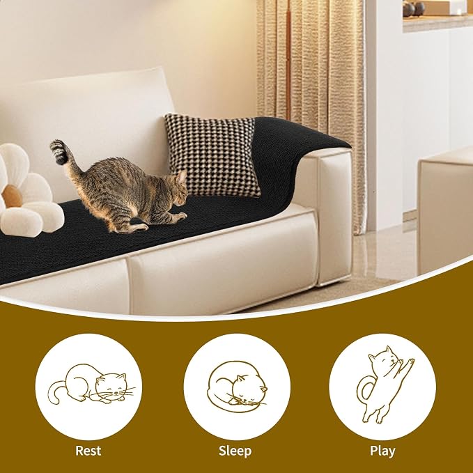 FHTONGE 71x15.8 Thickened Cat Wall Climbing Carpet - Image 7