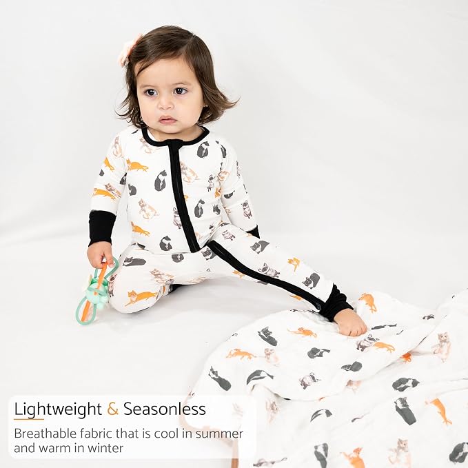 LollyBanks Baby Pajamas, Baby Romper 95% Bamboo Viscose and 5% Spandex - Image 4