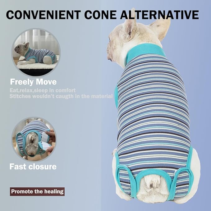 Sebdtico Recovery Suit for Dogs, Dog Surgery Suit Female Spay, Soft Dog Onesie - Image 3