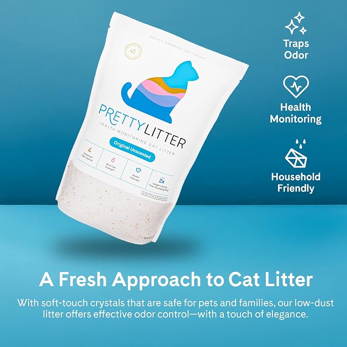 PrettyLitter Health Monitoring Cat Litter | Lightweight & Low Tracking - Image 5