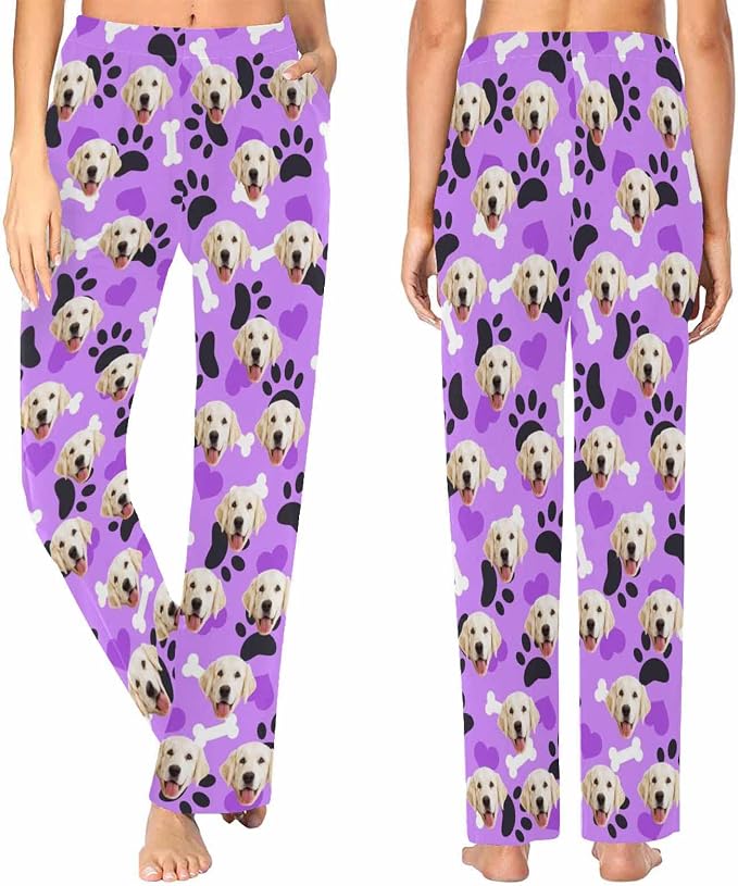 Custom Face Pajamas Pants Personalized Nightwear Bottoms - Image 2