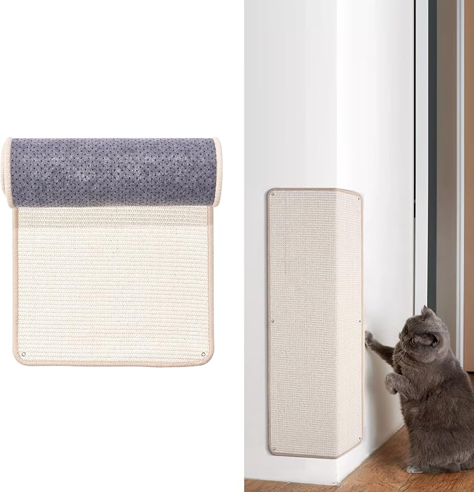 Natural Sisal Cat Scratcher Mat, Wall Scratcher Carpet, Cat Climbing Wall - Image 7