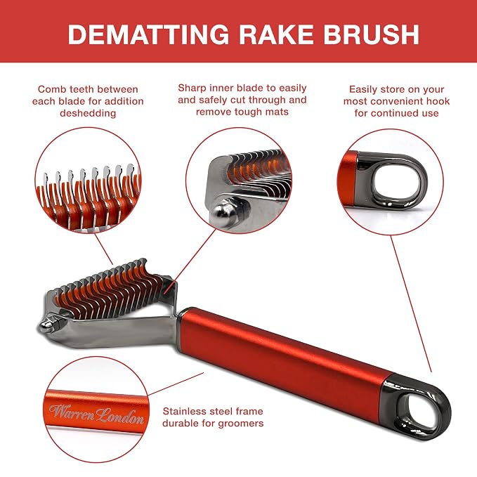 Warren London Undercoat Rake Brush - Image 2