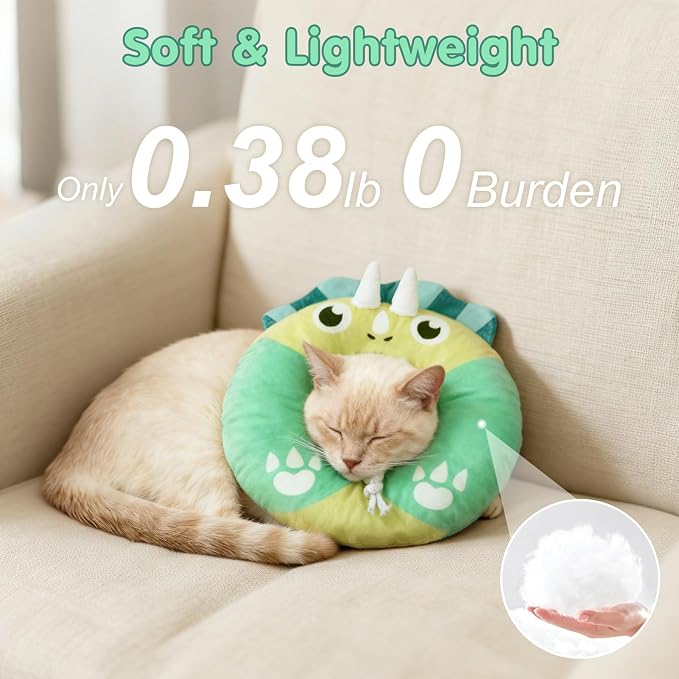 BEAUTYZOO Cat Cone, Adjustable Cat Cone Collar Soft, Cat Recovery E Collars - Image 3