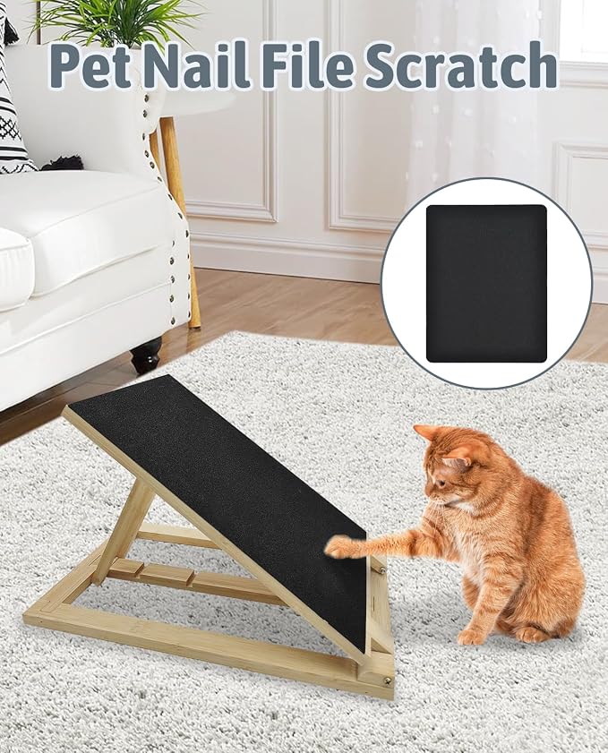 BNOSDM Cat Nail File Scratcher Sandpaper, 4 Pack Replacement Sand Paper - Image 6