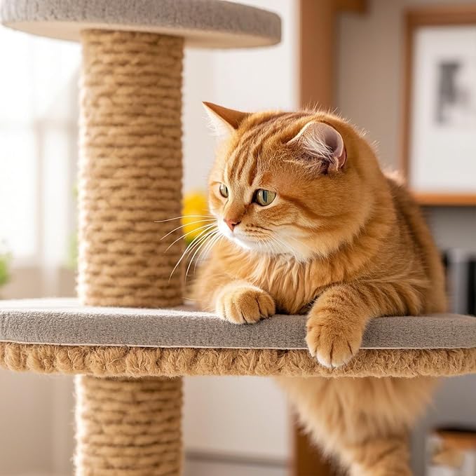 Sisal Rope for Cat Scratcher 1/4" 166 Ft Cat Tree Rope Twine for Repairing Cat - Image 8