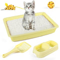 PAWISE Cat Litter Box Set, Small Kitten Starter Kit, Includes Litter Box by PAWISE