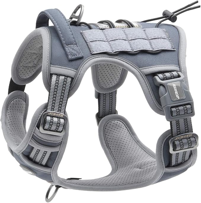 Auroth Tactical Dog Harness for Large Dogs No Pull Adjustable Pet Harness - Image 7