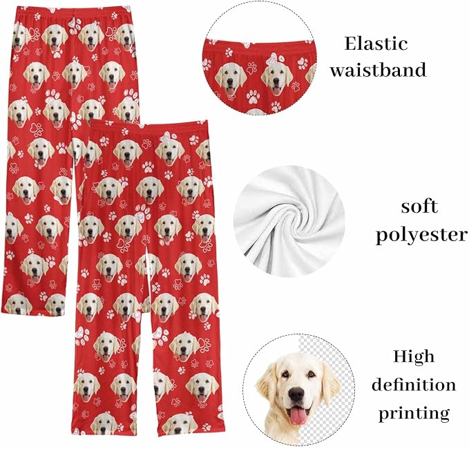 Custom Couple Pajama Pants Sock - Image 5