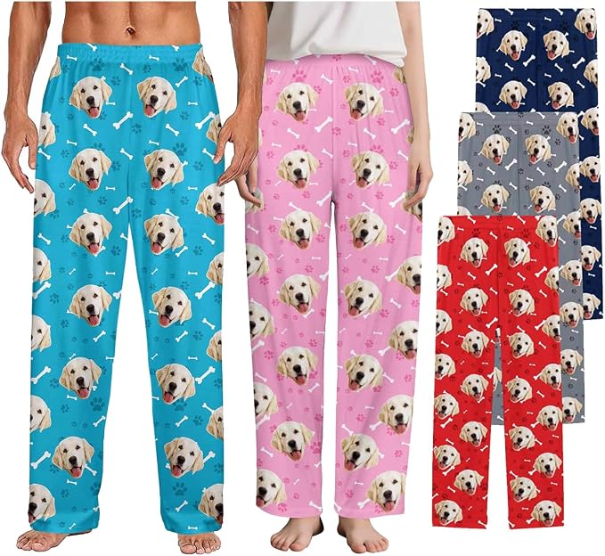 Custom Couple Pajama Pants Sock by FUNAO