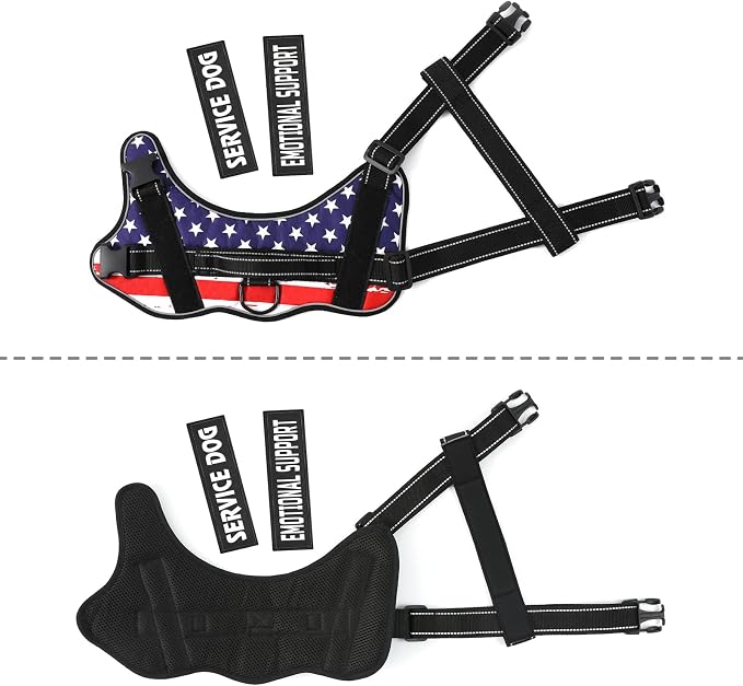 voopet Emotional Support Dog Harness, Professional Service Dog Vest Harness - Image 4