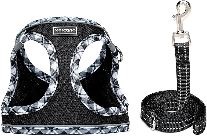 Mercano Soft Mesh Dog Harness and Leash Set, No-Chock Step-in Reflective - Image 2