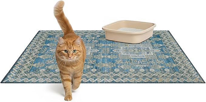 Lovewag Cat Litter Box Mats 2 Pack by Lovewag