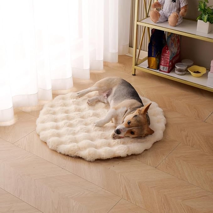 SHENGOCASE Pet Cushion Pad, Faux Fur Dog and Cat kneading Pillow, Cozy Bed - Image 6
