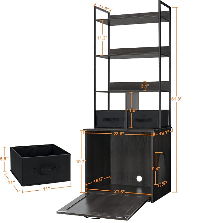 Dwanton Litter Box Enclosure - Image 5
