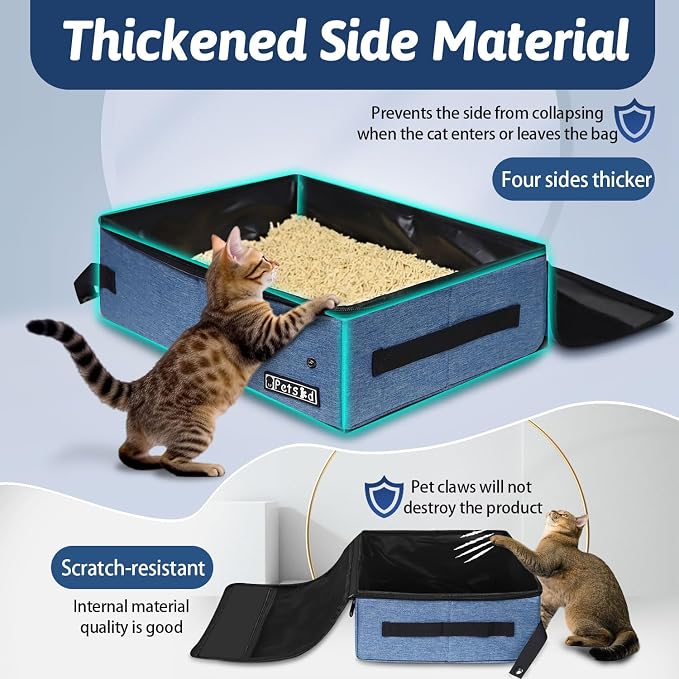 Petskd Portable Cat Travel Litter Box - Image 4