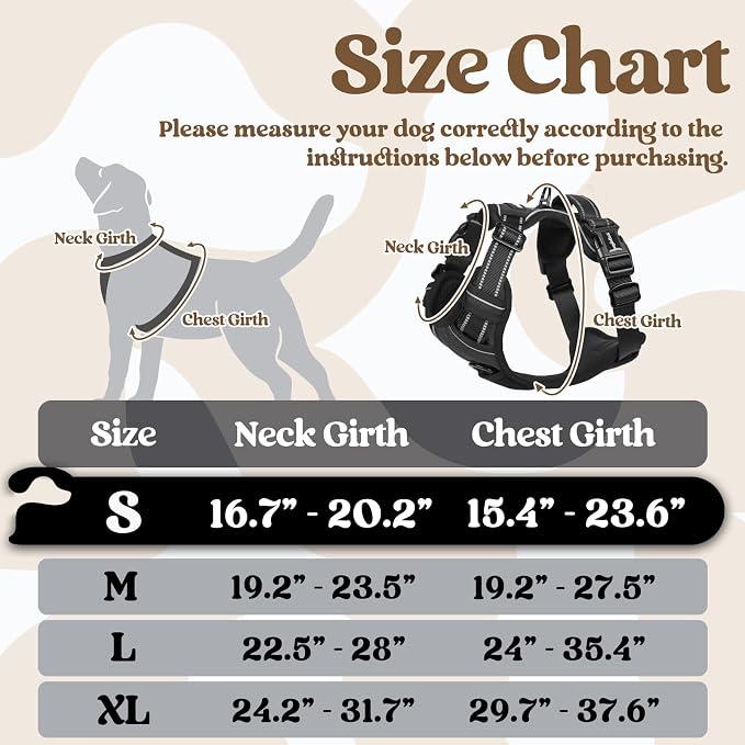rabbitgoo Dog Harness Small Sized, No Pull Pet Harness - Image 2