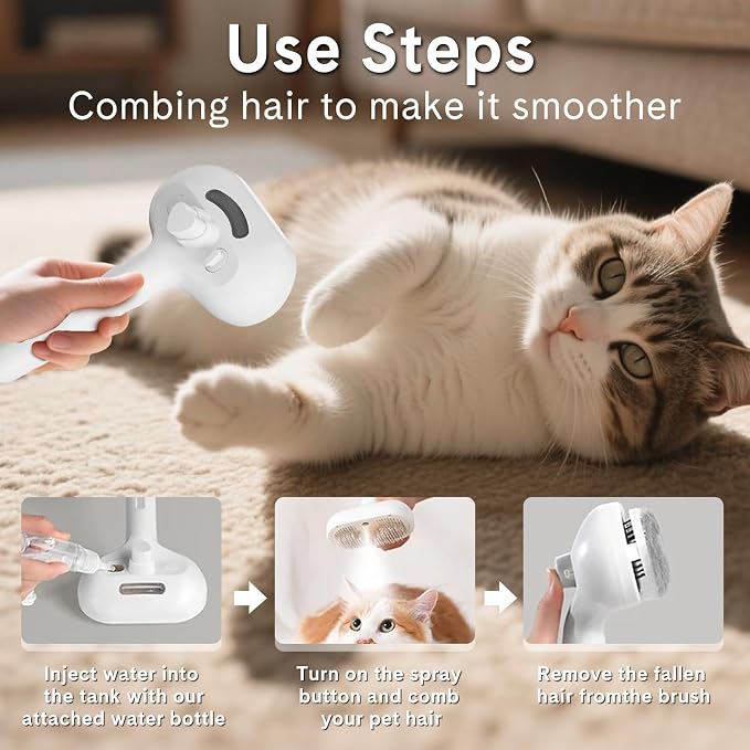 Pet Steam Brush for Dogs & Cats - Image 5