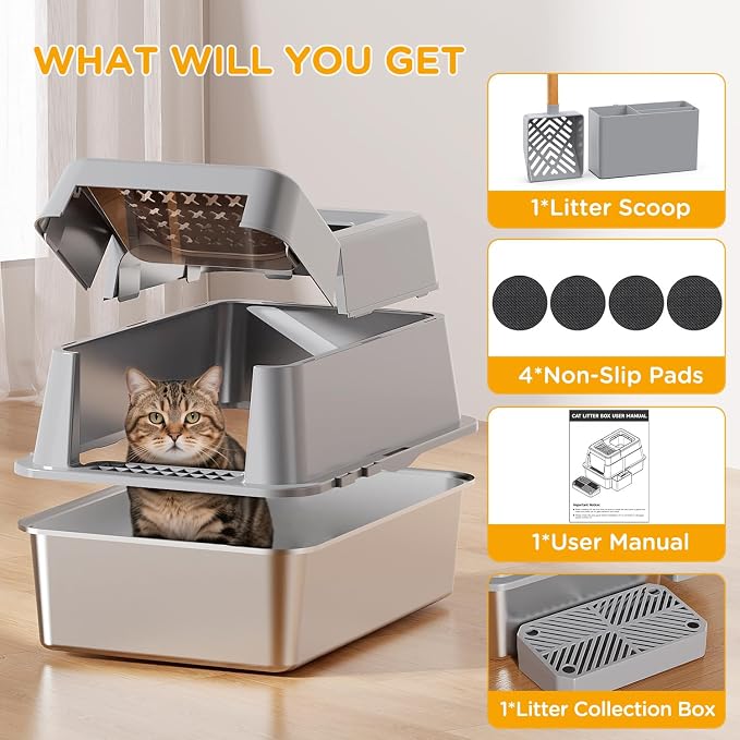 Stainless Steel Litter Box - Image 8
