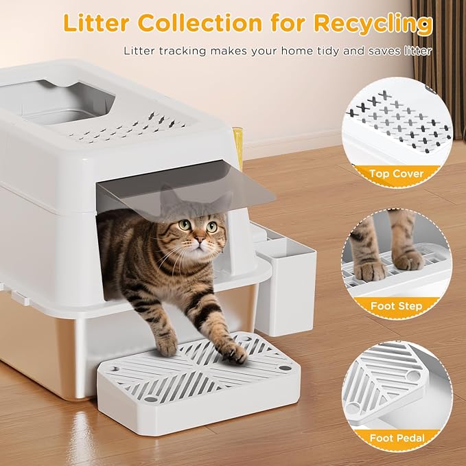 Stainless Steel Litter Box - Image 6