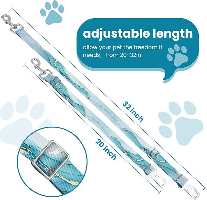 Adjustable pet cat and Dog car seat Belt，The Lanyard is Flexible and Adjustable - Image 2
