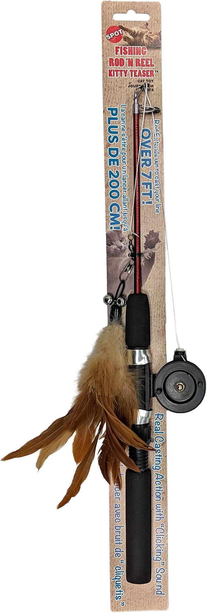 SPOT Fishing Rod 'N Reel Kitty Teaser - Image 2